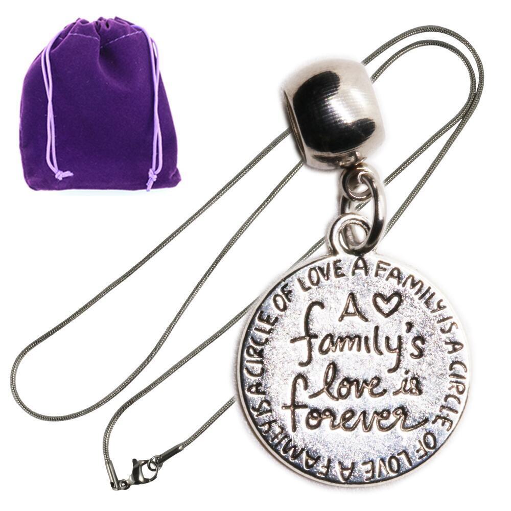 Dave the Bunny Family Tree Love Bracelet Inspired Charm,Family’s Love Is Forever